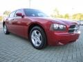 2010 Inferno Red Crystal Pearl Dodge Charger SE  photo #7