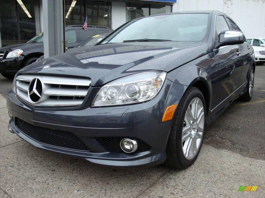 2008 C 300 Sport - Steel Grey Metallic / Black photo #1