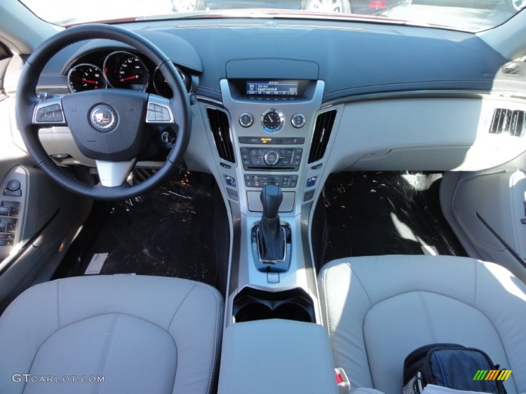 2012 Cadillac CTS 3.0 Sedan Light Titanium/Ebony Dashboard Photo #55361528