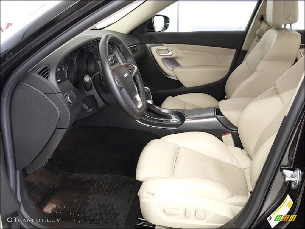 Parchment Interior 2011 Saab 9-5 Aero XWD Sedan Photo #55361929