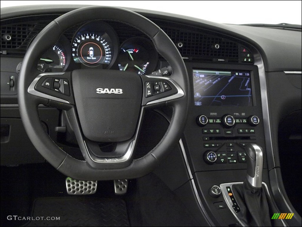 2011 Saab 9-5 Aero XWD Sedan Parchment Dashboard Photo #55361938