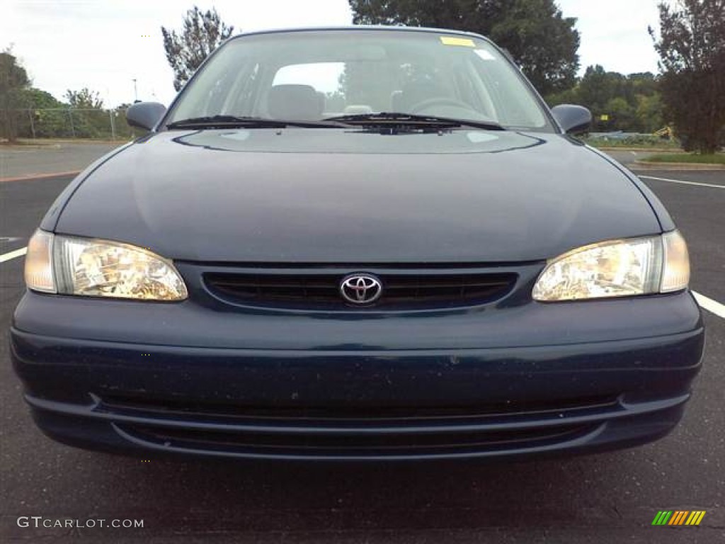 1998 Corolla LE - Dark Blue Pearl / Gray photo #2