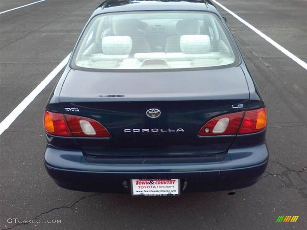 1998 Corolla LE - Dark Blue Pearl / Gray photo #4