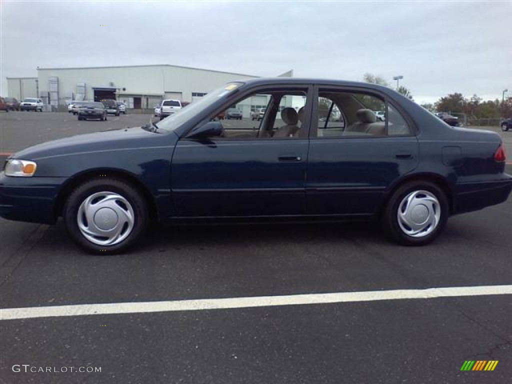 1998 Corolla LE - Dark Blue Pearl / Gray photo #18