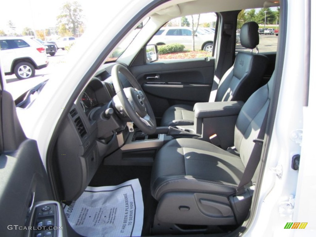 Dark Slate Gray Interior 2012 Jeep Liberty Jet Photo #55362872