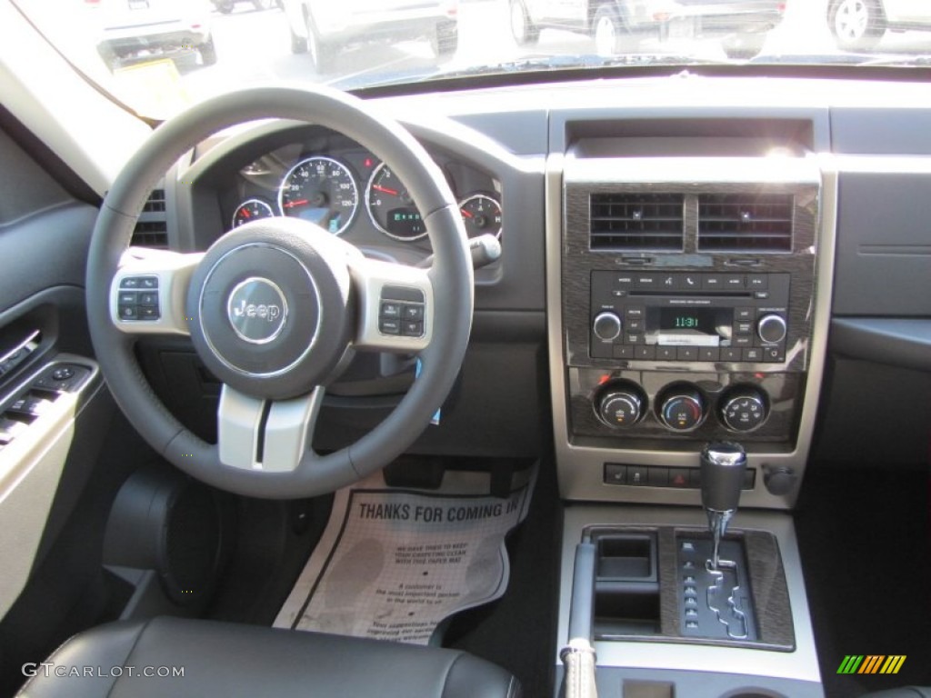 2012 Jeep Liberty Jet Dark Slate Gray Dashboard Photo #55362899