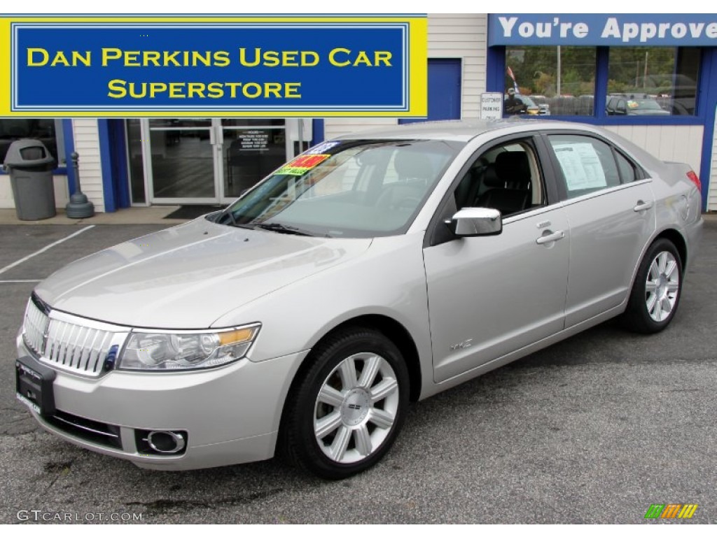 2008 MKZ Sedan - Silver Birch Metallic / Dark Charcoal photo #1