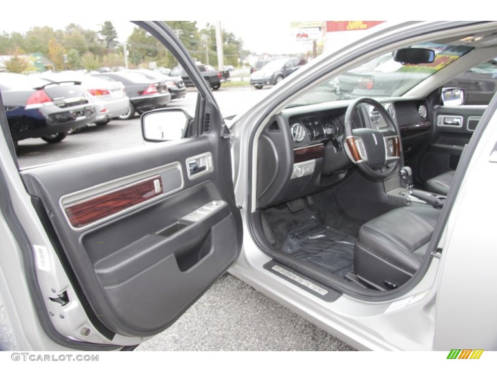 2008 MKZ Sedan - Silver Birch Metallic / Dark Charcoal photo #12