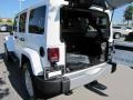 2012 Bright White Jeep Wrangler Unlimited Sahara 4x4  photo #9