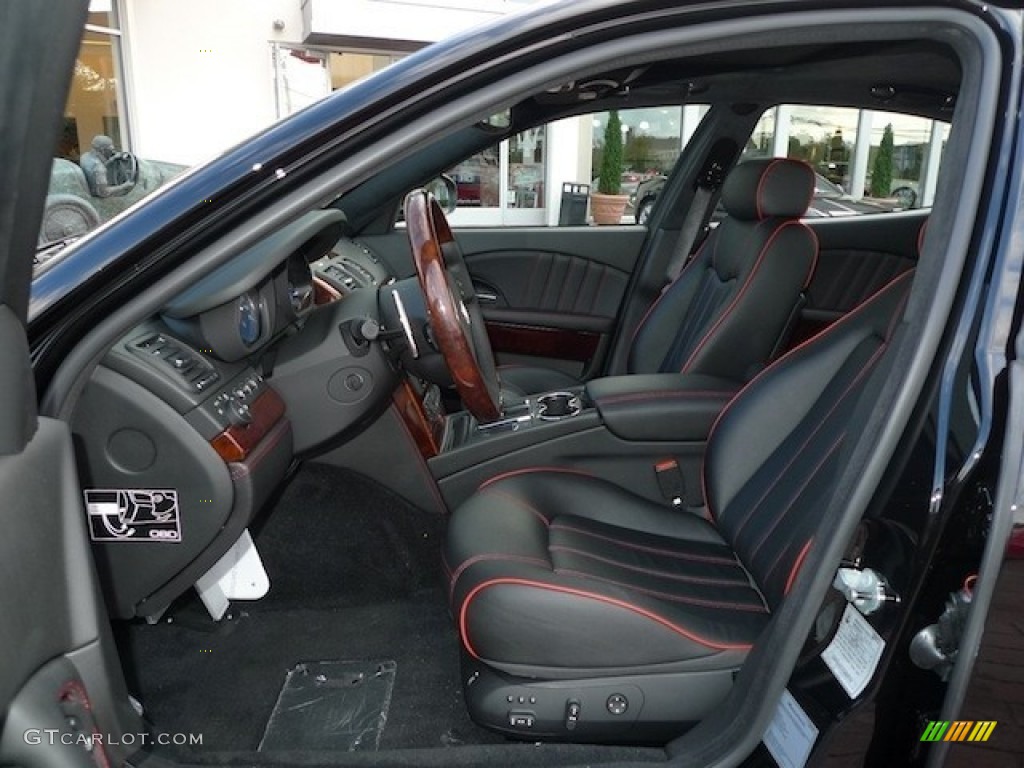 Nero Interior 2012 Maserati Quattroporte S Photo #55364572