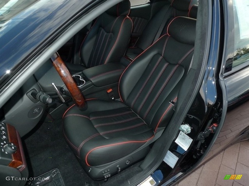 Nero Interior 2012 Maserati Quattroporte S Photo #55364581