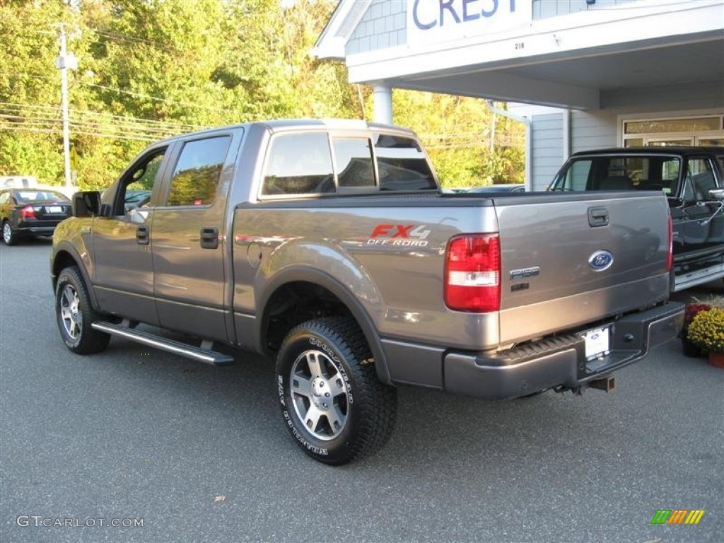 2005 F150 FX4 SuperCrew 4x4 - Dark Shadow Grey Metallic / Black photo #7