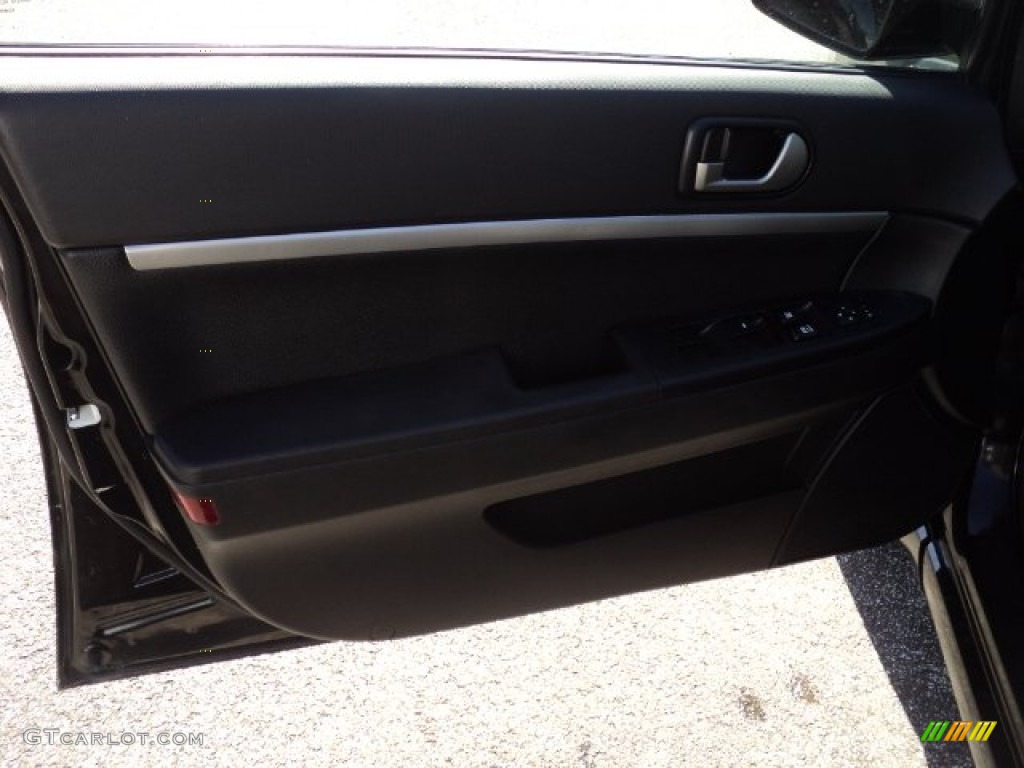 2009 Mitsubishi Galant Sport Edition Black Door Panel Photo #55367654