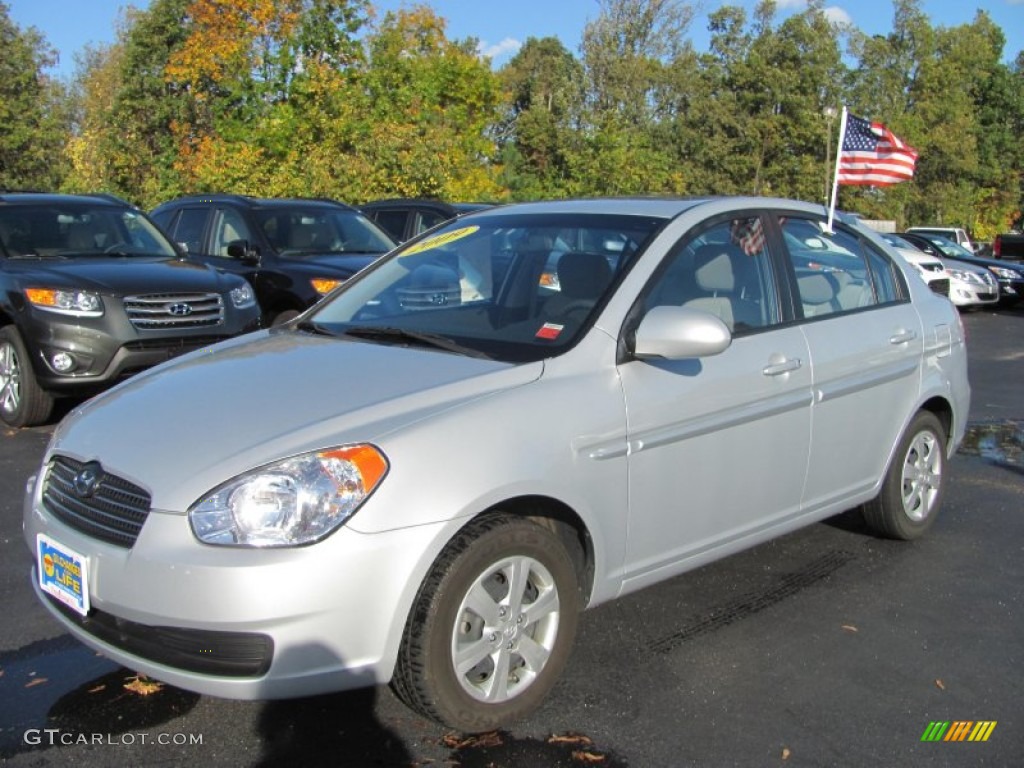 Platinum Silver Hyundai Accent