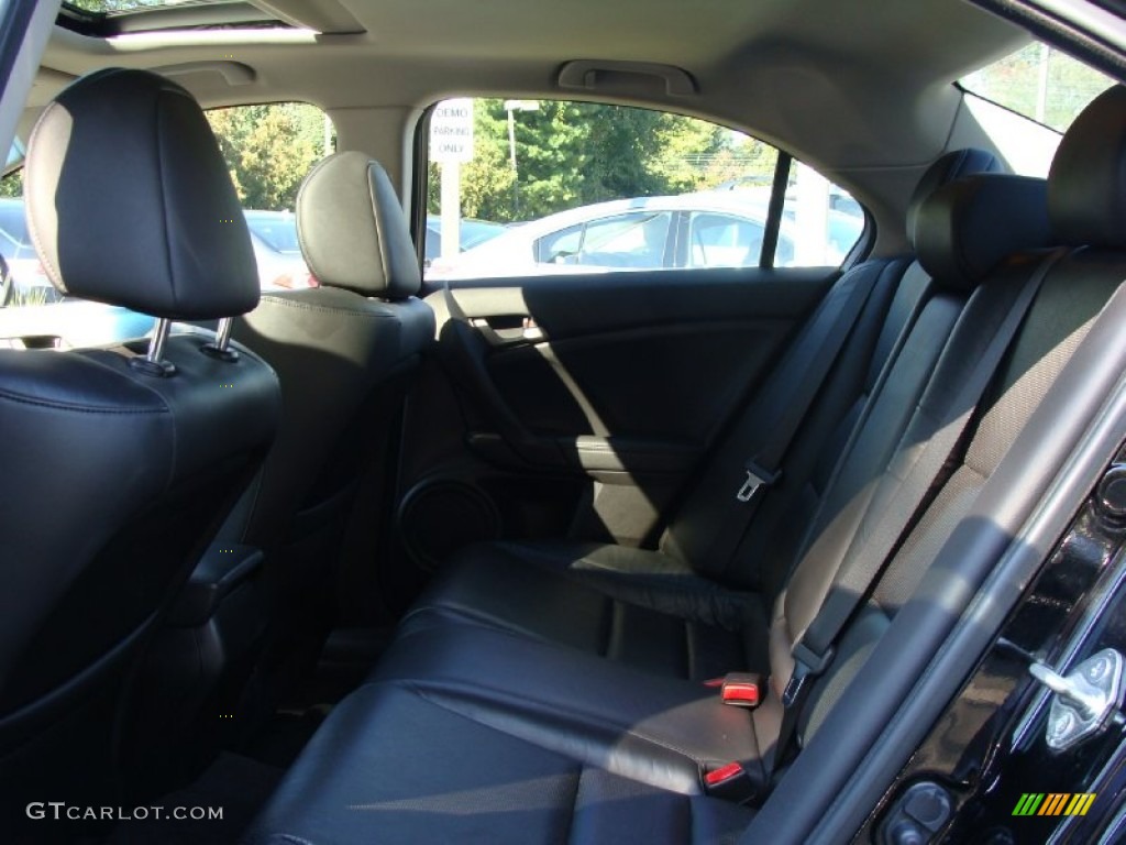 2009 TSX Sedan - Crystal Black Pearl / Ebony photo #16