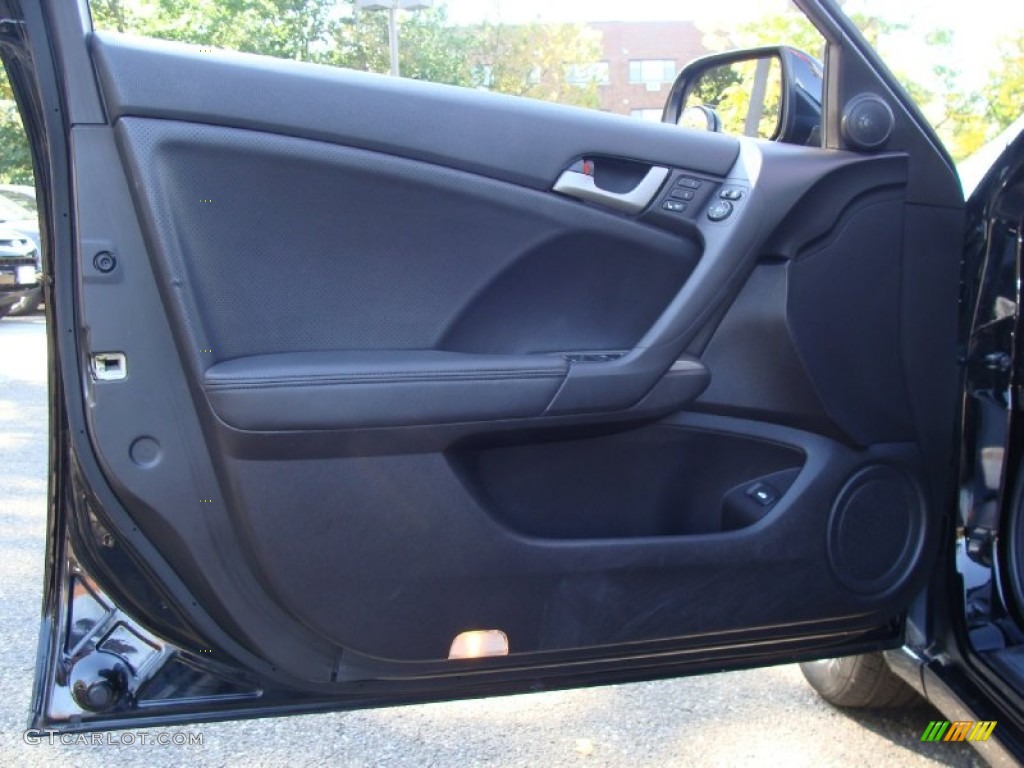 2009 TSX Sedan - Crystal Black Pearl / Ebony photo #18