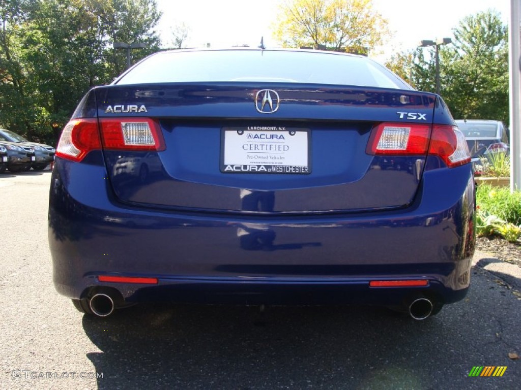 2009 TSX Sedan - Vortex Blue Pearl / Ebony photo #5