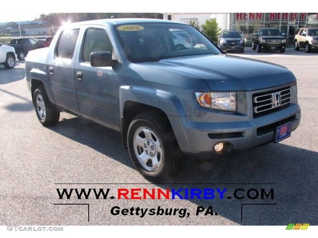 2006 Ridgeline RT - Steel Blue Metallic / Gray photo #1