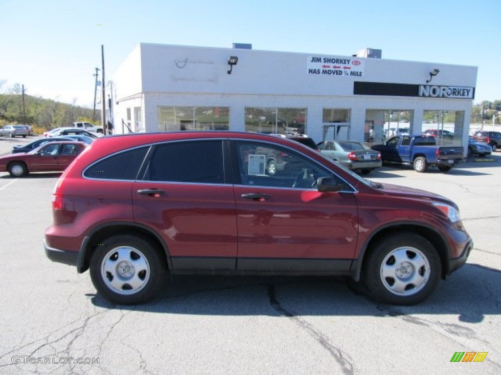 2009 CR-V LX 4WD - Tango Red Pearl / Gray photo #2