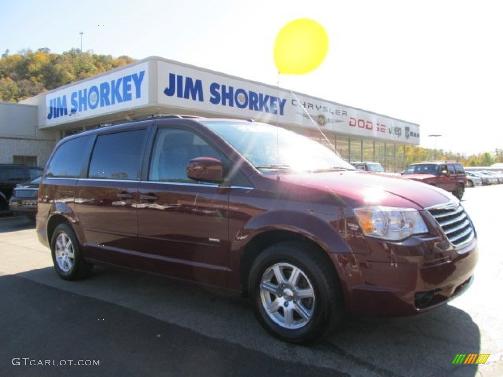 Deep Crimson Crystal Pearlcoat Chrysler Town & Country