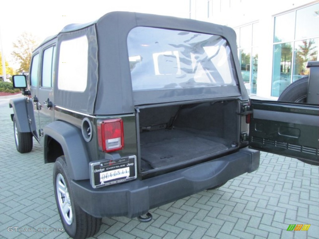 2010 Wrangler Unlimited Sport 4x4 - Natural Green Pearl / Dark Slate Gray/Medium Slate Gray photo #16