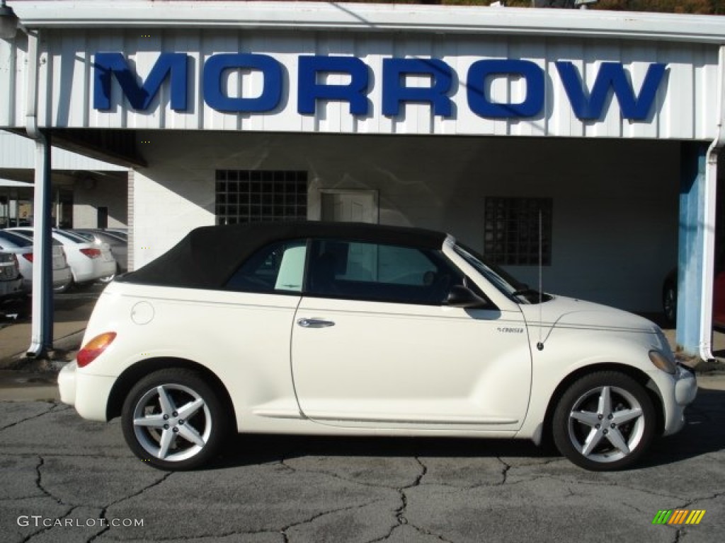 2005 PT Cruiser GT Convertible - Cool Vanilla White / Taupe/Pearl Beige photo #1