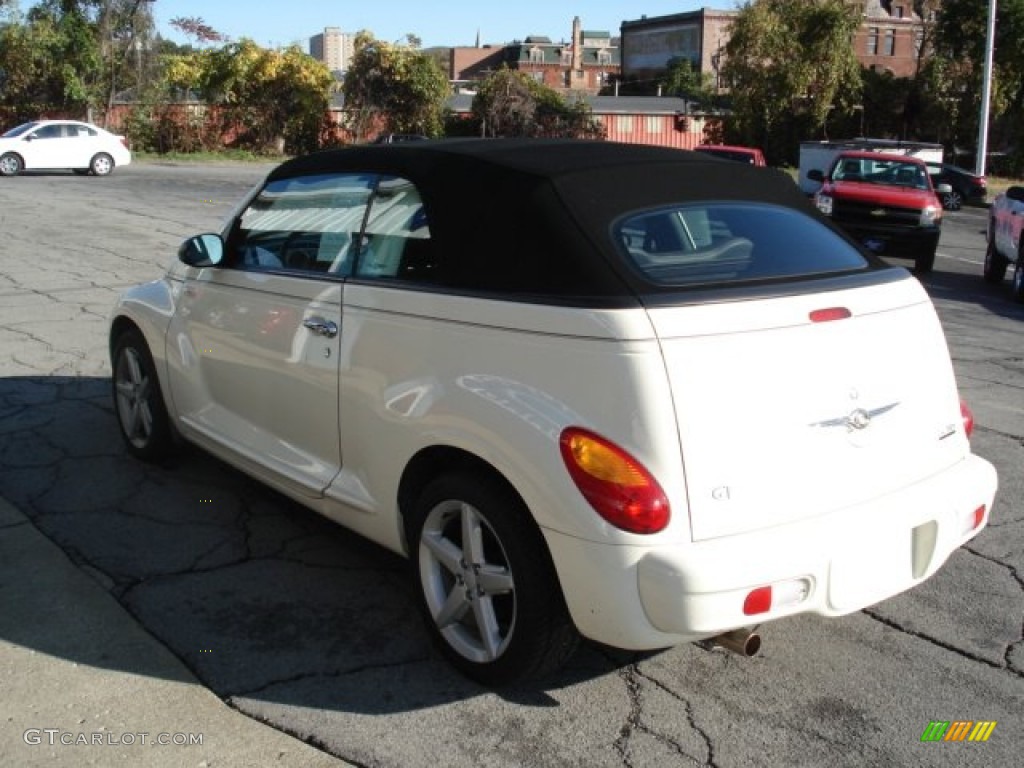 Cool Vanilla White 2005 Chrysler PT Cruiser GT Convertible Exterior Photo #55374873