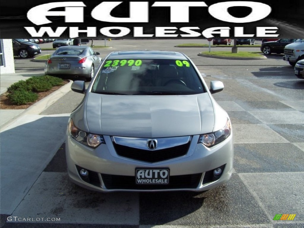 2009 TSX Sedan - Palladium Metallic / Taupe photo #2