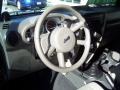 Dark Khaki/Medium Khaki 2007 Jeep Wrangler Sahara 4x4 Steering Wheel