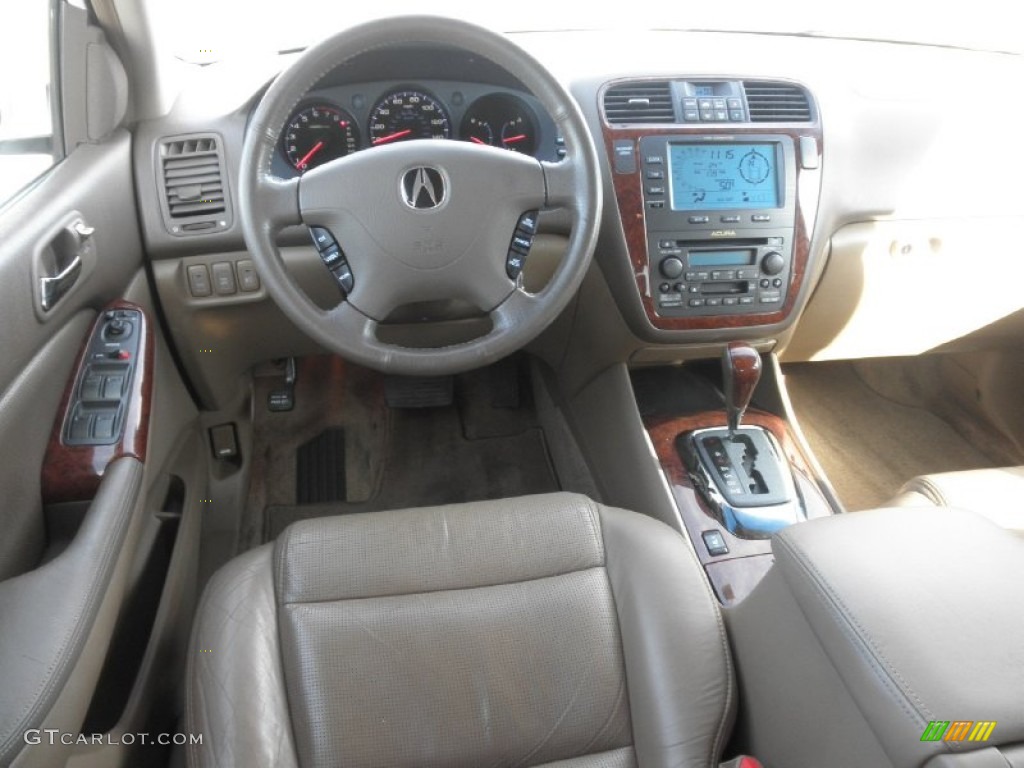 2004 MDX  - Aspen White Pearl / Saddle photo #14