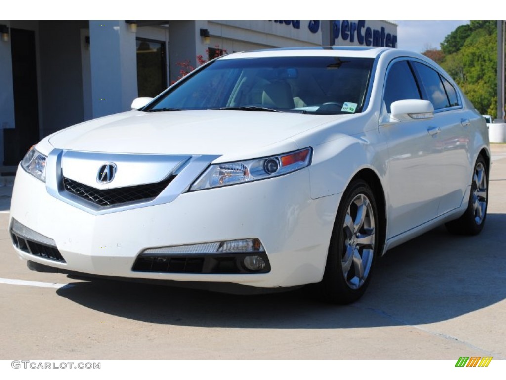White Diamond Pearl 2010 Acura TL 3.5 Technology Exterior Photo #55377604