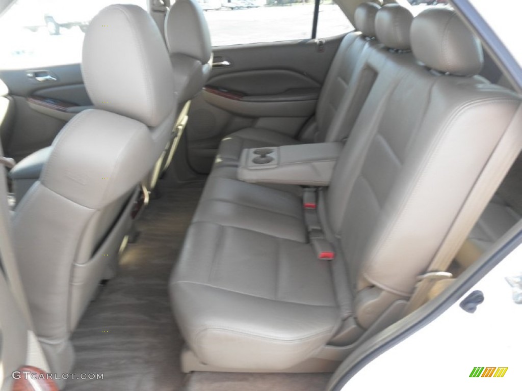2004 MDX  - Aspen White Pearl / Saddle photo #16