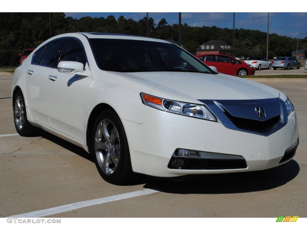White Diamond Pearl 2010 Acura TL 3.5 Technology Exterior Photo #55377621