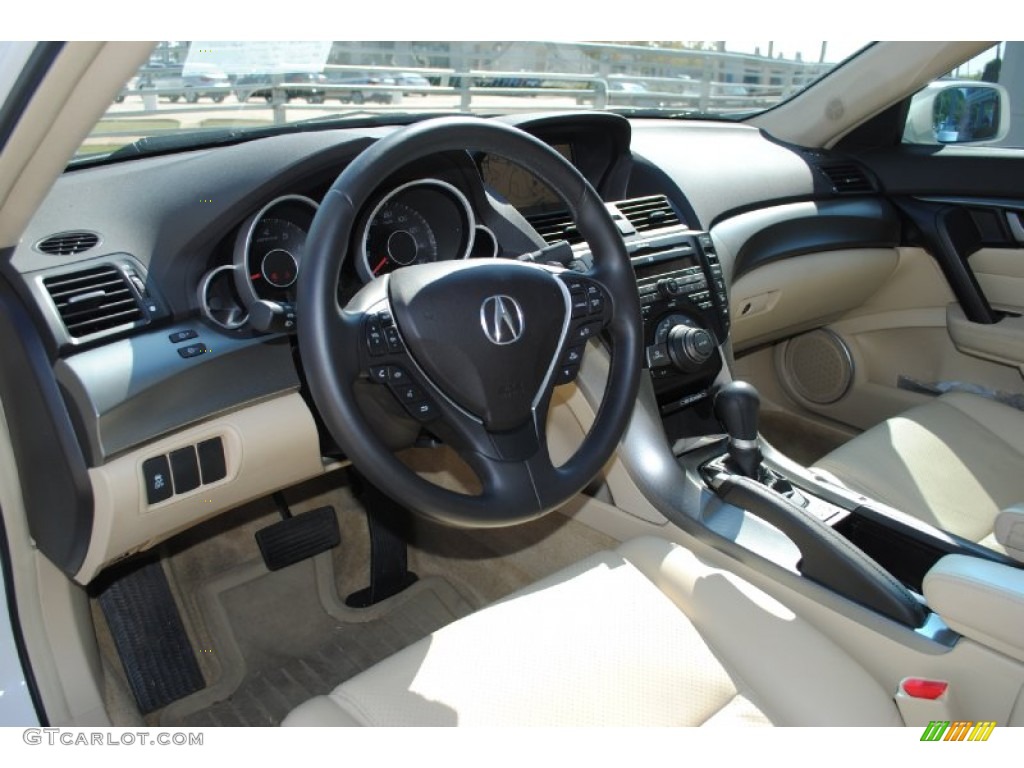 2010 Acura TL 3.5 Technology Taupe Dashboard Photo #55377729