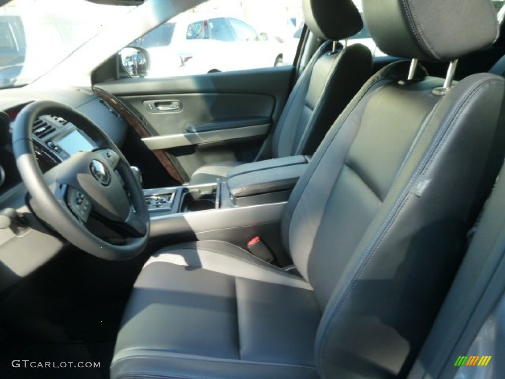 Black Interior 2012 Mazda CX-9 Grand Touring AWD Photo #55377981