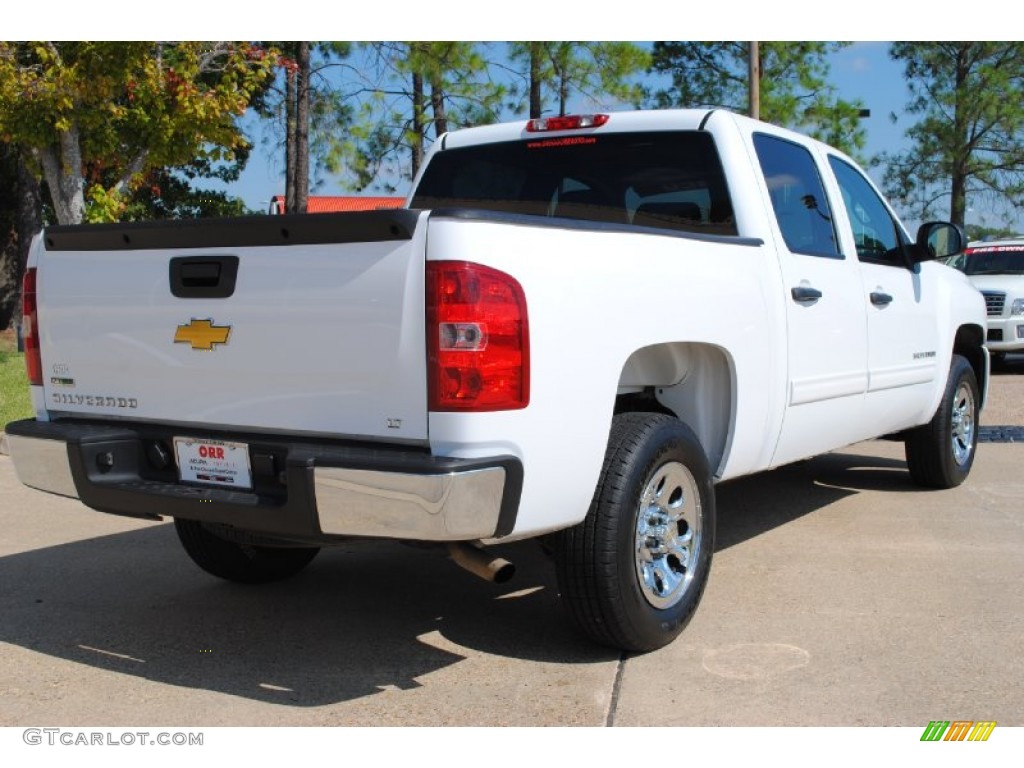 2011 Silverado 1500 LT Crew Cab - Summit White / Ebony photo #5