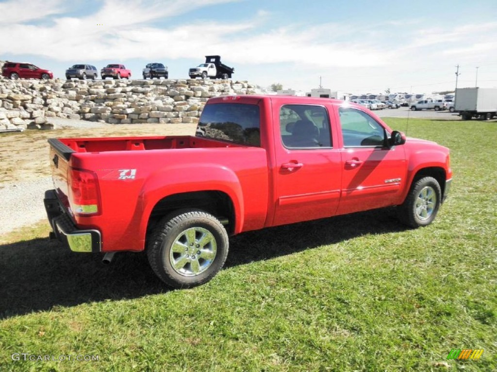 2012 Sierra 1500 SLT Crew Cab 4x4 - Fire Red / Ebony photo #21