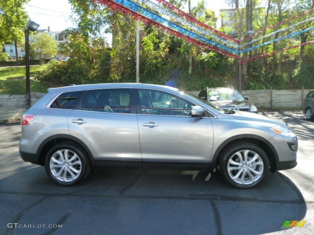 Liquid Silver Meatllic 2012 Mazda CX-9 Grand Touring AWD Exterior Photo #55378287
