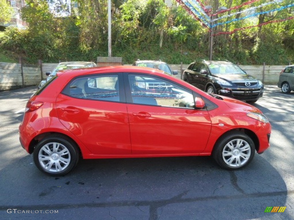 True Red 2011 Mazda MAZDA2 Sport Exterior Photo #55378457