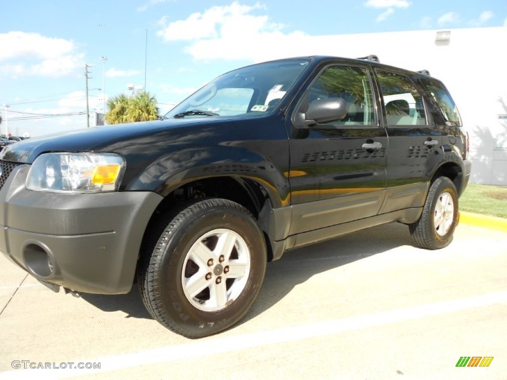 2006 Escape XLS - Black / Medium/Dark Flint photo #3