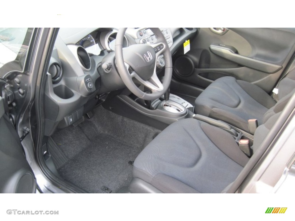 Black Interior 2012 Honda Fit Sport Photo #55379430