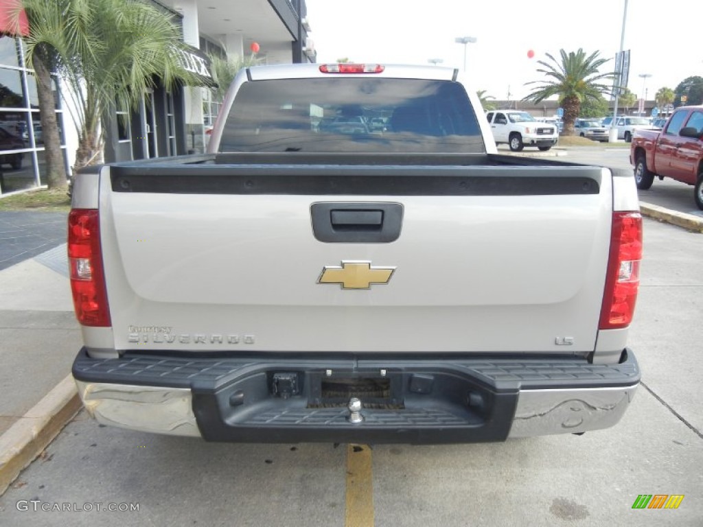 2009 Silverado 1500 LS Crew Cab - Silver Birch Metallic / Dark Titanium photo #3