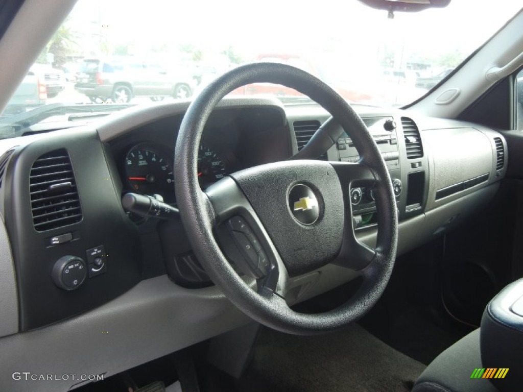 2009 Silverado 1500 LS Crew Cab - Silver Birch Metallic / Dark Titanium photo #12