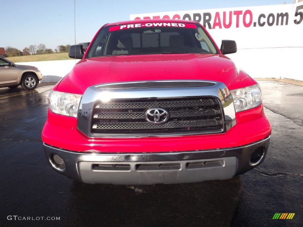 2007 Tundra SR5 Double Cab - Radiant Red / Beige photo #2