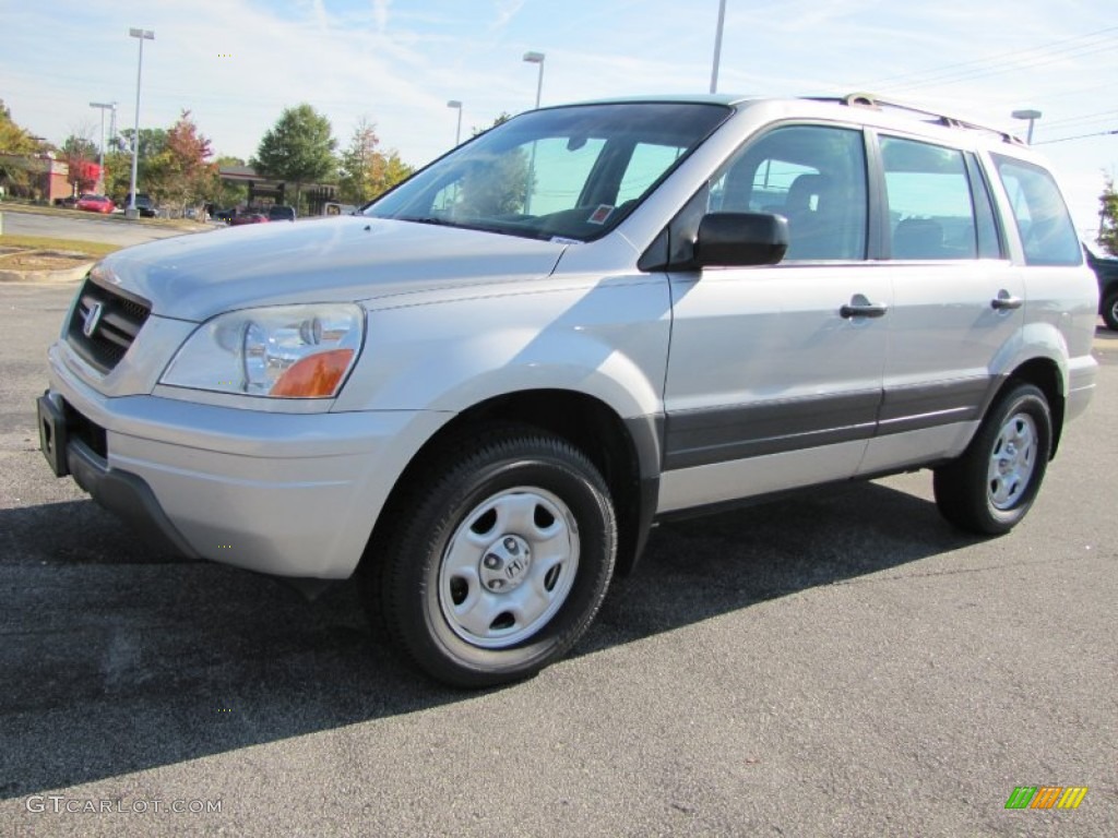 2003 Pilot LX 4WD - Starlight Silver Metallic / Gray photo #1