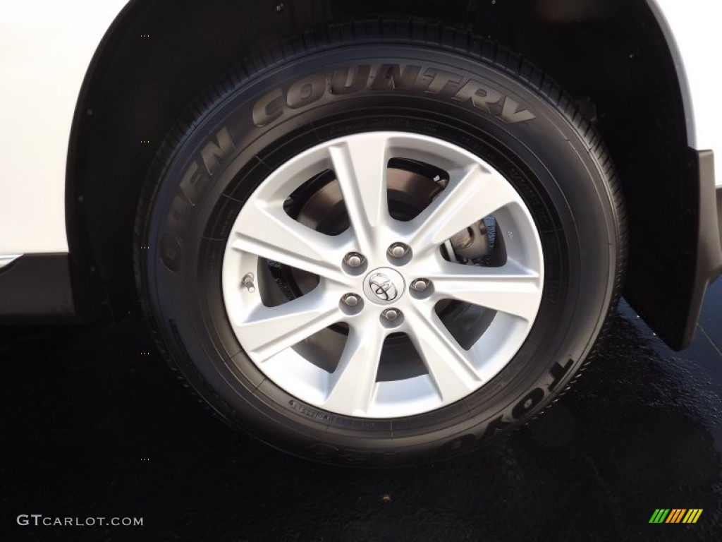 2012 Toyota Highlander SE Wheel Photo #55380114