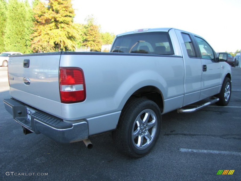 2005 F150 XLT SuperCab - Silver Metallic / Medium Flint Grey photo #3