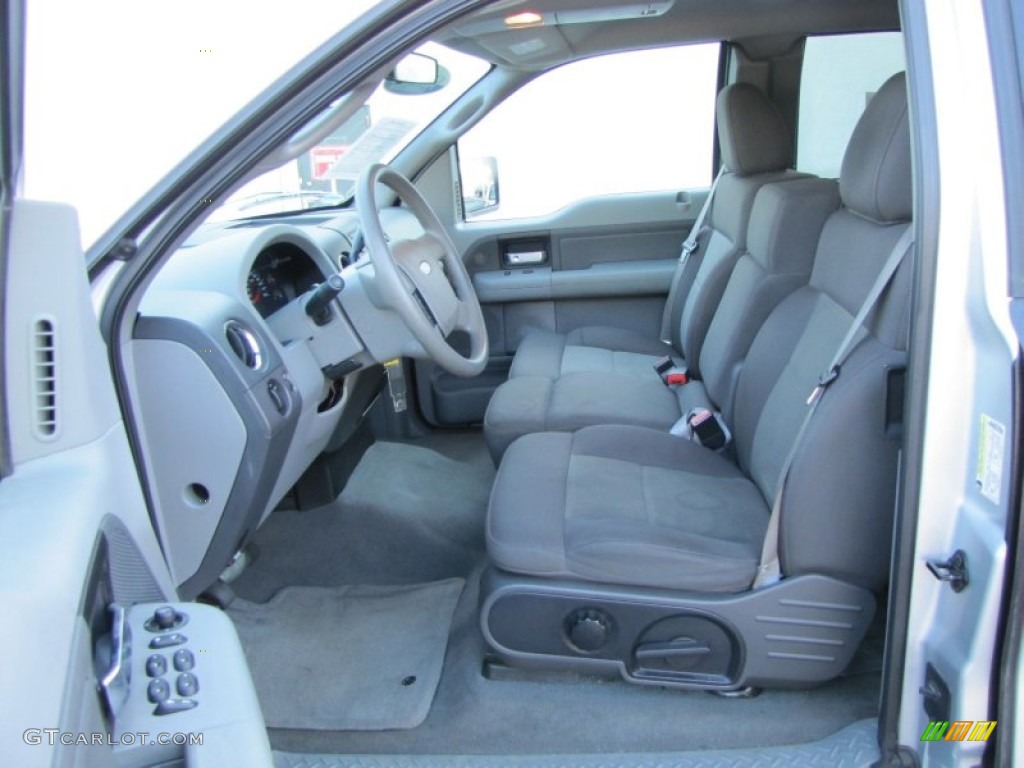 2005 F150 XLT SuperCab - Silver Metallic / Medium Flint Grey photo #7