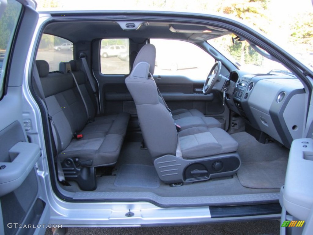 2005 F150 XLT SuperCab - Silver Metallic / Medium Flint Grey photo #10