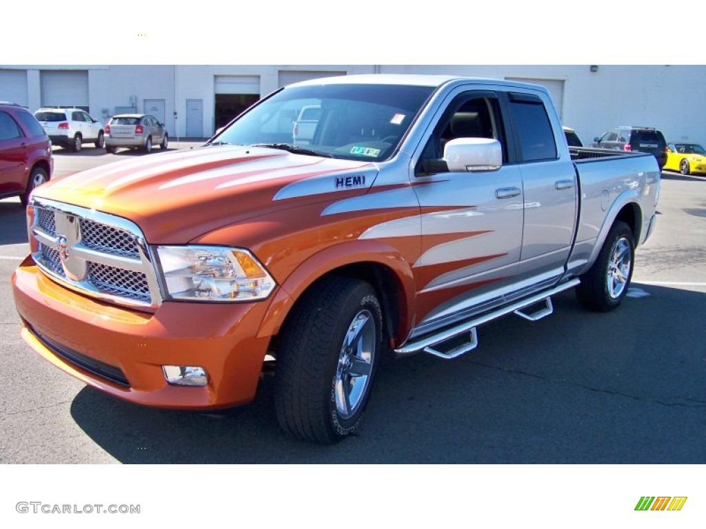 Bright Silver Metallic Dodge Ram 1500